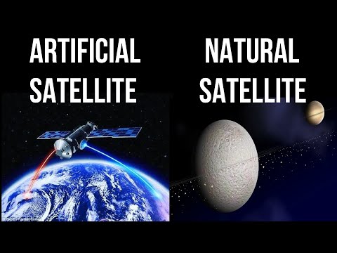 The Difference Between Artificial Satellites And Natural Satellites?