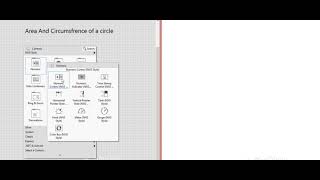 Area and Circumference of Circle in laibview Lec#1 Urdu || Hindi