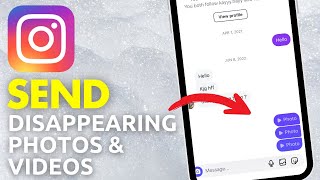 How To Send Disappearing Photos / Videos On Instagram (EASY!)