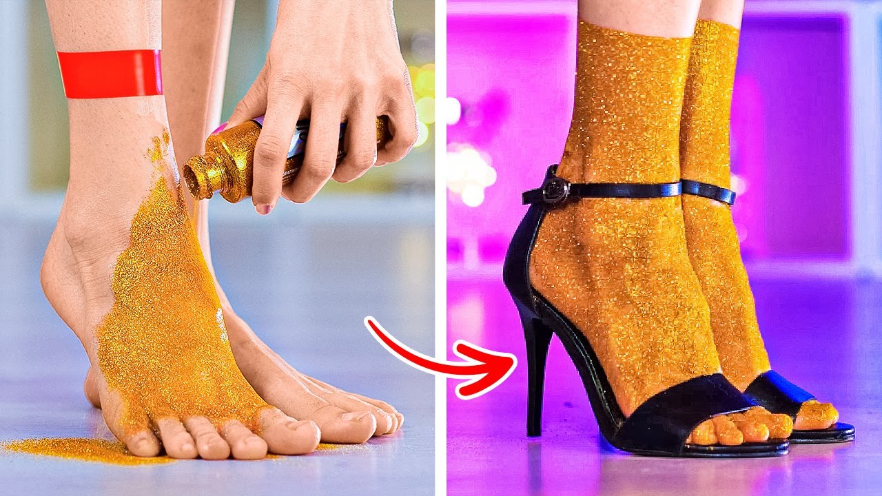 INCREDIBLE SHOE CRAFTS & FEET HACKS YOU SHOULD SEE