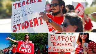 VIDEO: Arizona teachers set to march to the capitol during walkout