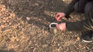 DIY:Походная мини печка  Camping mini stove