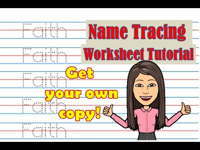 How to Make Your Own Handwriting Worksheets — vLetter, Inc