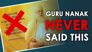 "people will sell you a version of sikhi which is not sikhi, and may
end up buying it...". this november sees the 550th gurpurab (guru's
day) guru nan...