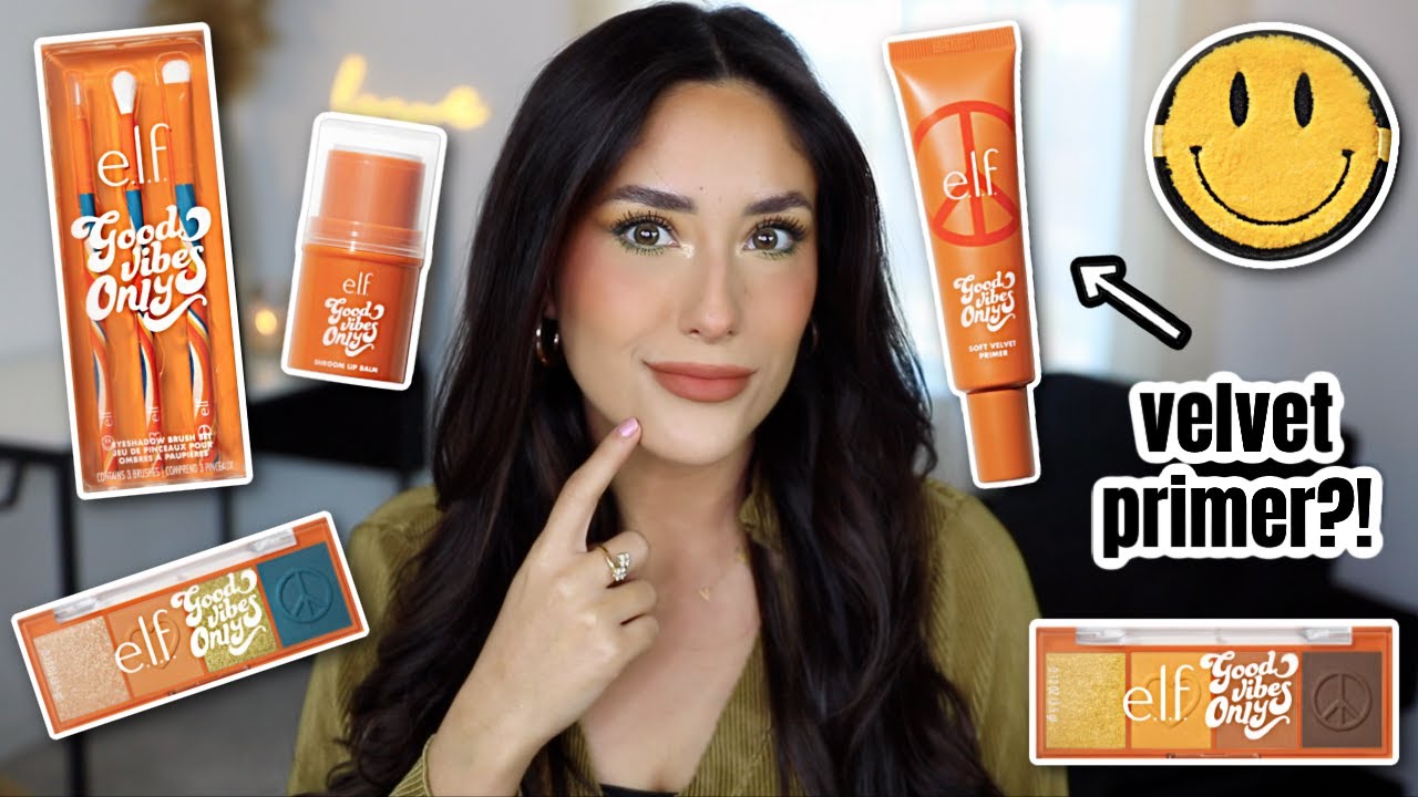 NEW ELF GOOD VIBES ONLY MAKEUP COLLECTION | watch BEFORE you BUY!
