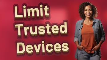 Why Limit Trusted Devices on Your Apple Account?