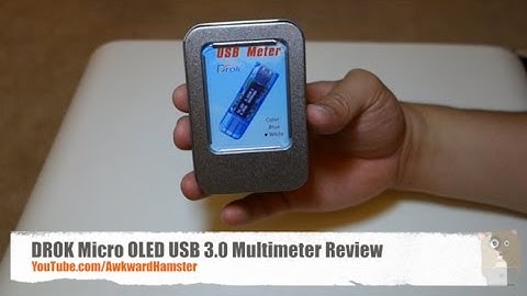 DROK Micro OLED USB 3.0 Multimeter Review