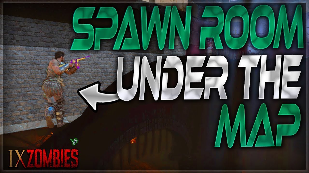 BO4 Zombie Glitches: New Wall-Breach Under The Map Spawn Room- IX Glitches