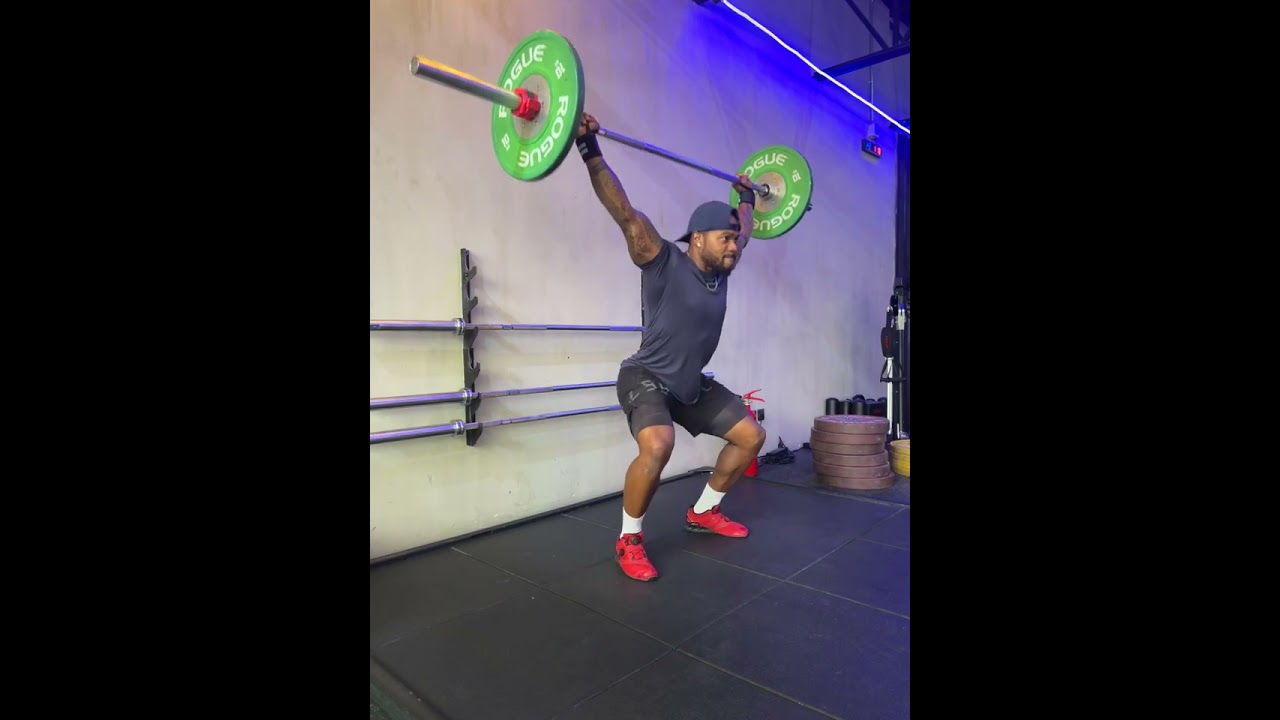 Barbell High Hang Power Snatch