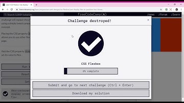 Learn CSS Flexbox  Use display  flex to Position Two Boxes   freeCodeCamp org   Google Chrome 2019 1