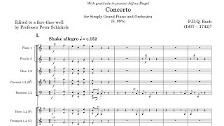 [Score] P.D.Q. Bach - Concerto for Simply Grand Piano and Orchestra (S. 99%)