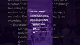 Which Research Design Uses Intervention and Blinding? | NLE Board Exam Review 2025 #nursingreview