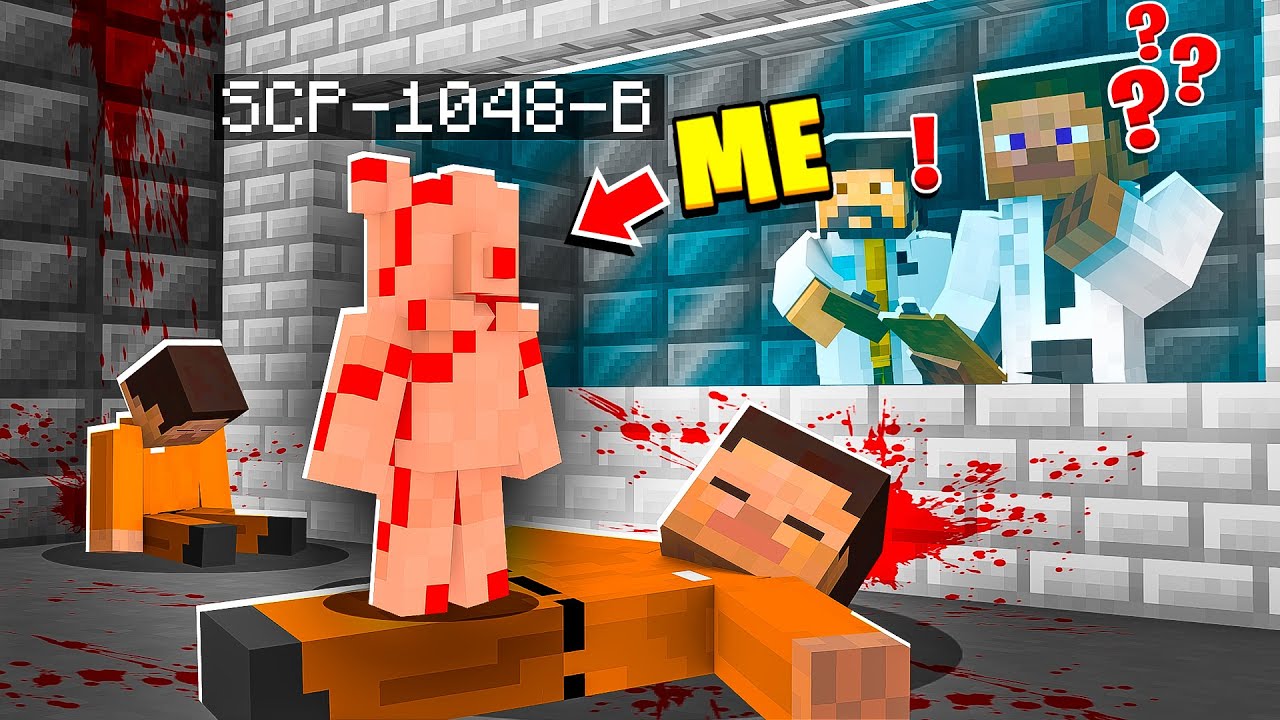 I Became SCP-1048-B in MINECRAFT! - Minecraft Trolling Video