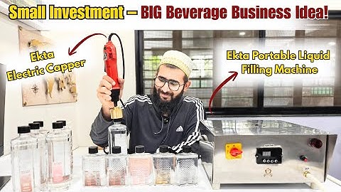 Start Your Own Brand Today! EKTA Liquid Filling Machine for All Liquids