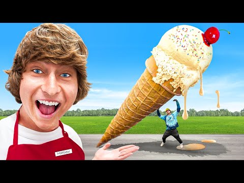 I Made The World’s Largest Ice Cream Cone!