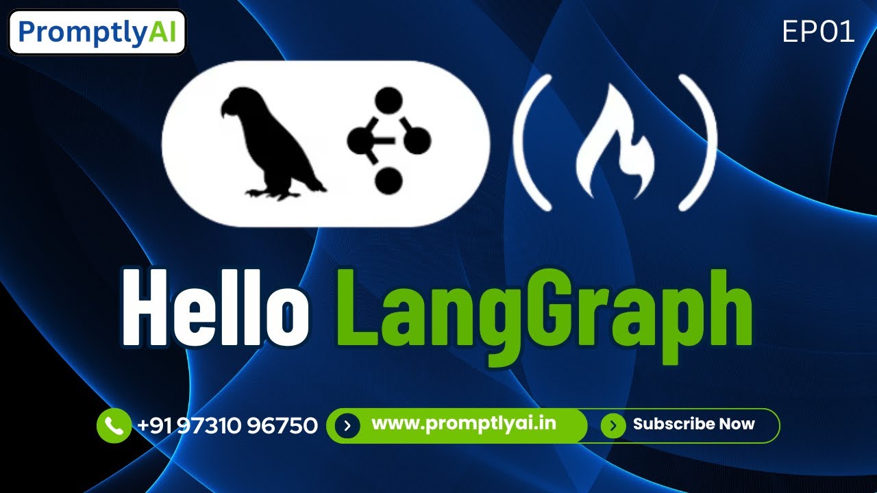 Hello LangGraph: The Core Idea + Your First Working Graph - YouTube