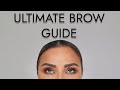 ULTIMATE BROW STEP BY STEP TUTORIAL | NINA UBHI