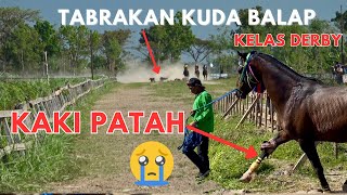 Detik- Detik Insiden Tabrakan Kuda Balap Sasake Lombok 2023