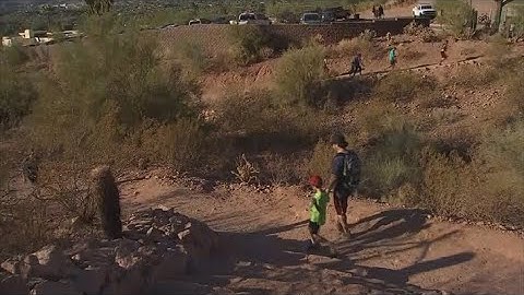 VIDEO: Record-breaking heat returns as Phoenix hit 84 degrees