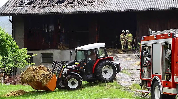 Brand auf Bauernhof in Kuchl: Feuerwehren im Einsatz