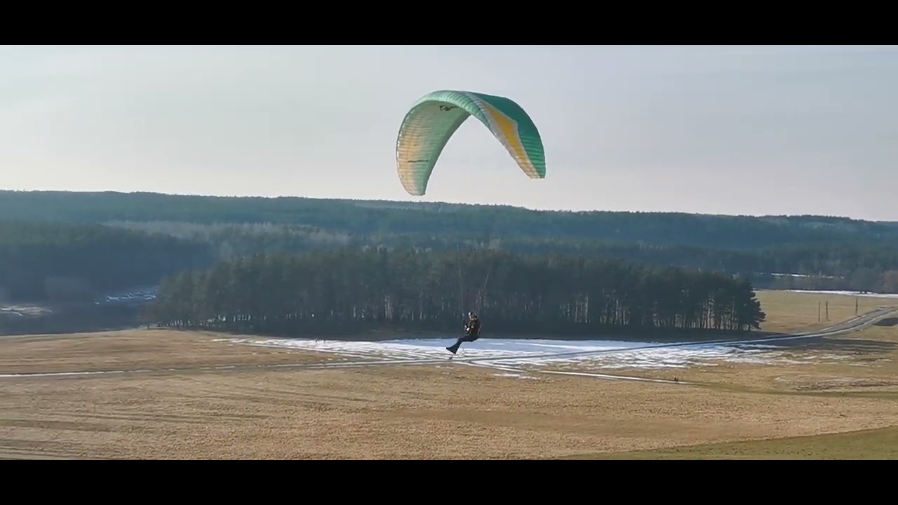 paraglider frontal collapse... masters class