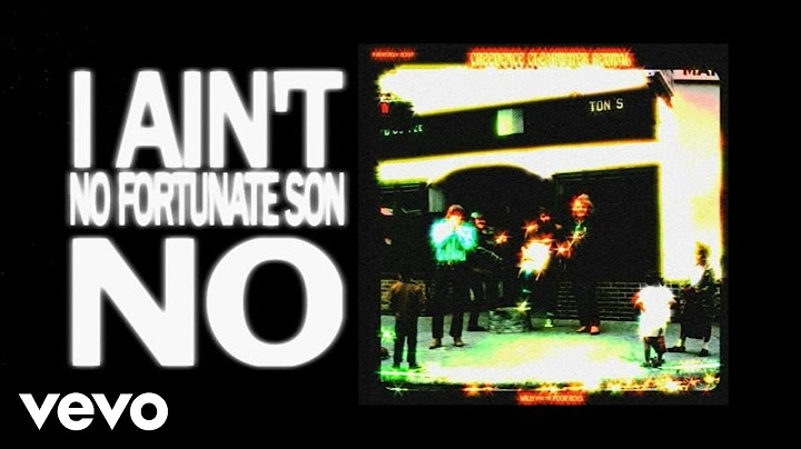Fortunate Son Lyric Video version - Lyric Video performance video thumbnail