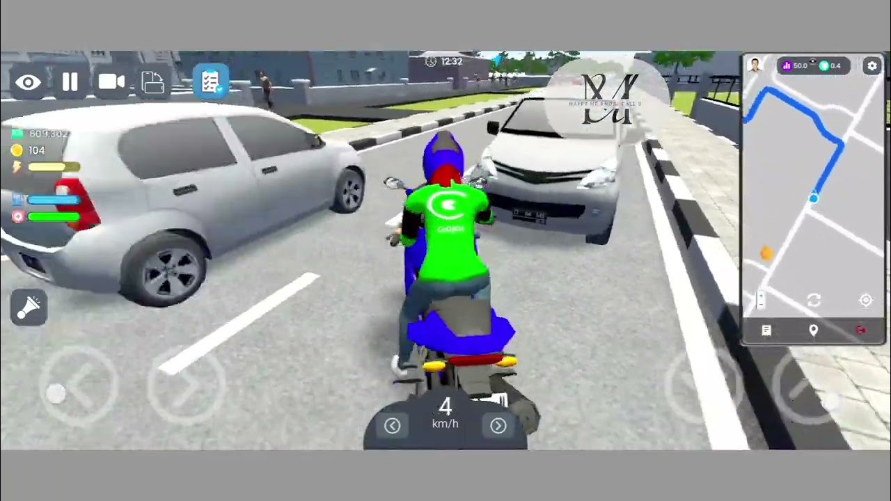 Pertama kali Pakai Motor Kaizen Jadi Nabrak Mulu : Ojol The Game