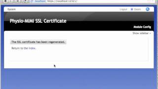 PhysioMIMI: 01: Set up Webmin