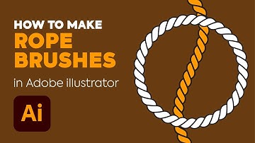 Illustrator vector rope brush tutorial | #illustrator #vector #rope #brush #tutorial