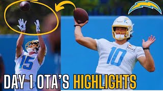 The Los Angeles Chargers Are Flashing In OTA's... FIRST Look @ Ladd McConkey... (OTA's Highlights)