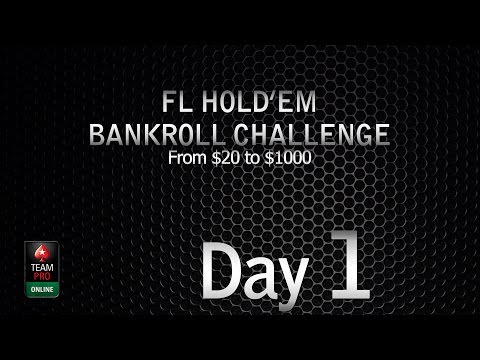 Let's play Limit Hold'em | Bankroll Challenge Day 1