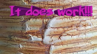 Alternative to crackle paste / a mixed media experiment