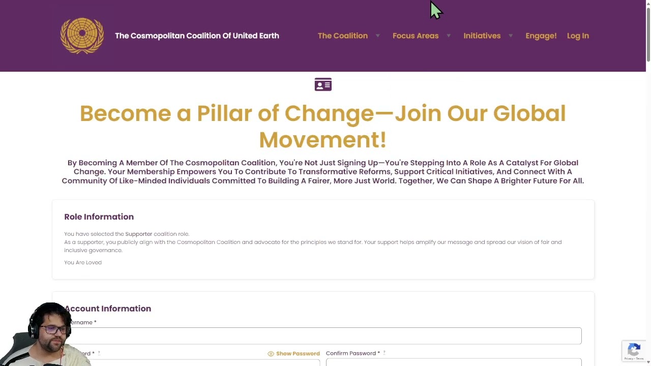 Onboarding with the Cosmopolitan Coalition: Start Your Journey for Global Unity