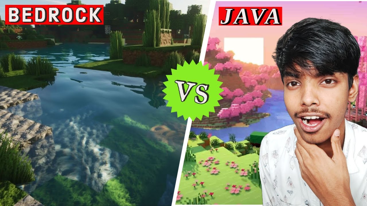 Minecraft Java Vs Minecraft Bedrock 🔥 | Differences | Java vs Bedrock ...