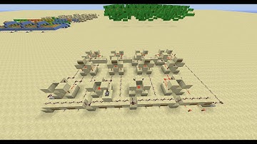 Minecraft Binary Adder and subtractor tutorial Vanilla/Red logic