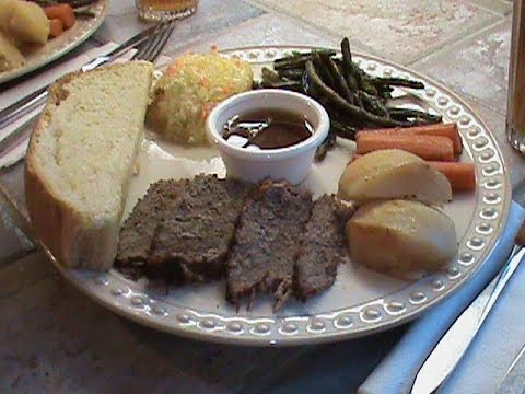 Roast Beef Dinner With a Congealed Salad