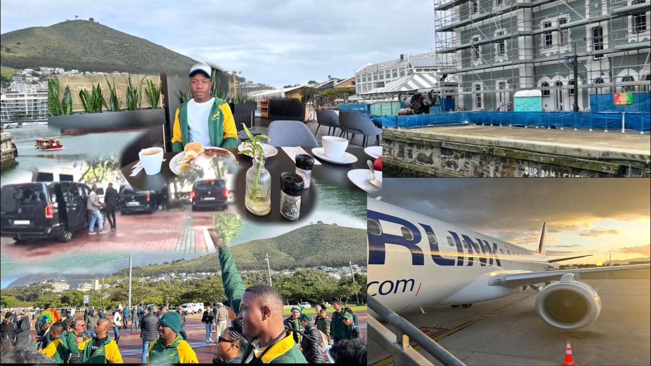 Я впервые побывал в Южной Африке (на матче по регби).