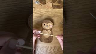 How to make this cute baby monkey | DIY felt stuffies | Easy felt animals for beginners