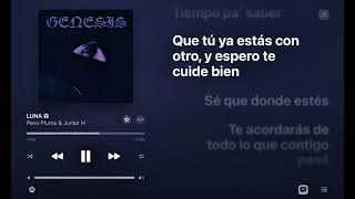 Peso Pluma & Junior H - LUNA (LETRA/LYRIC)