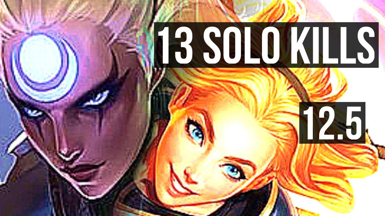 DIANA vs LUX (MID) | 13 solo kills, Legendary, 1.5M mastery, 22/4/3, 400+ games | BR Master | 12.5