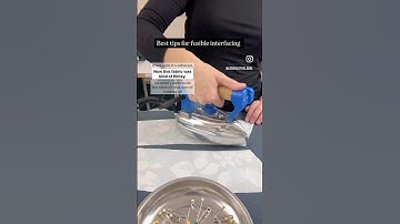Tips for fusible interfacing. Caption in first comment. #sewing #sewingideas  #sewingprojects