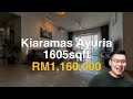 Kiaramas ayuria1605sqft  3 bedroom  2 carparks  for sale  located at high point of mont kiara