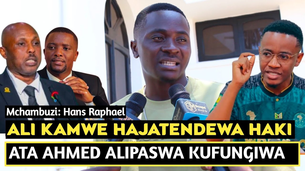 MCHAMBUZI HANS RAFAEL ACHAFUKWA ALI KAMWE KUFUNGIWA/KAMATI HAIJATENDA ...