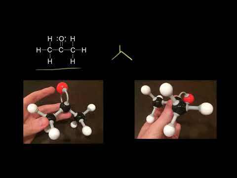 Видео: Сколько неподеленных пар содержится в структуре ацетона?