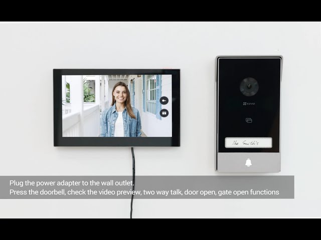 SMART HOME EZVIZ HP7 VIDEO DOORPHONE 2K / WIFI DOBLE BANDA