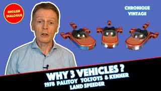 Why 3 Vehicles ?1978 Vintage Star Wars Kenner Palitoy Toltoys Land Speeder