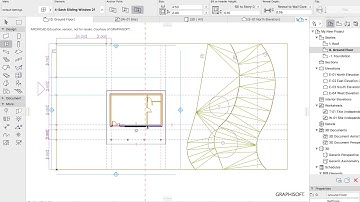 ArchiCAD Module 4: Adding the Living room Windows