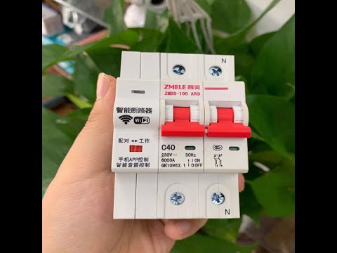 Video Aptomat Cầu Dao Tổng Điều Khiển Qua Wifi Tuya... - youtube