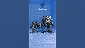 The true scale of Blackout and grindor