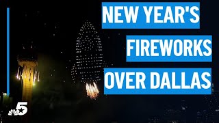 Happy New Year: Fireworks and drone show over Dallas | NBCDFW